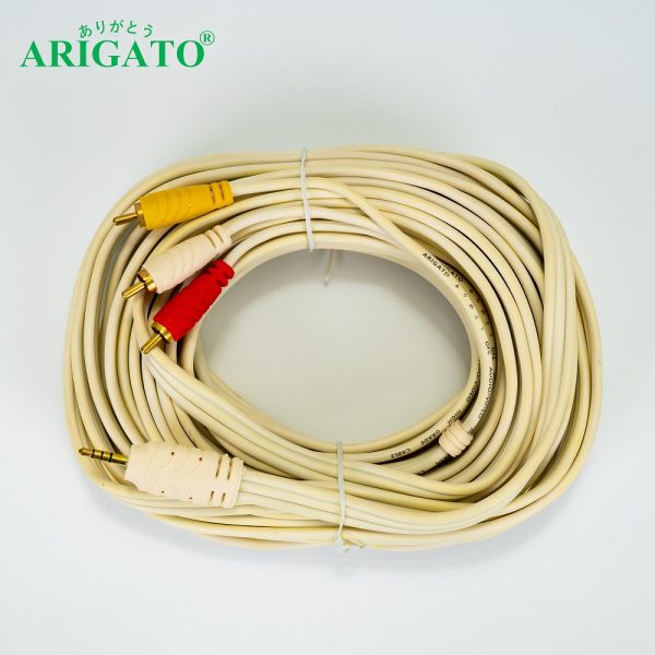 Dây Loa Trắng 1-3 Arigato 10m