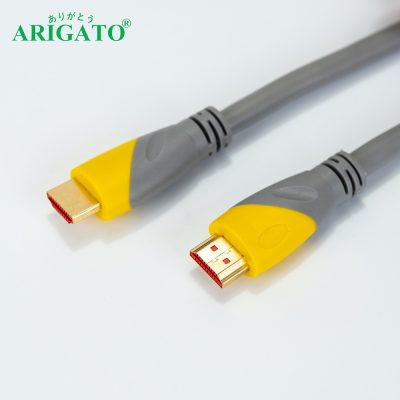 Mô tả sản phẩm dây HDMI 2.0 4k60hz Arigato 19+1 Xám 10m