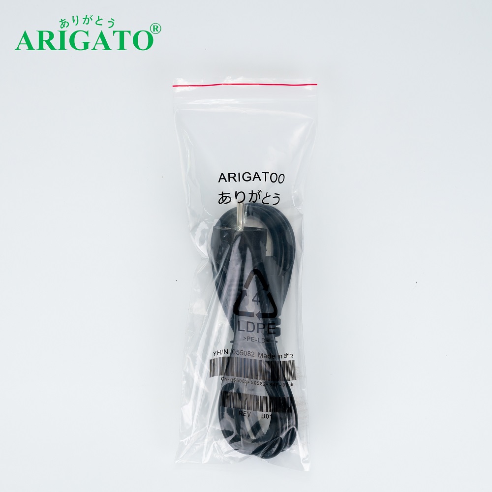Dây Nguồn Laptop Arigato 1.5m Đồng Black