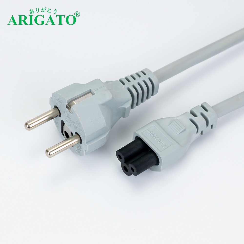 Dây Nguồn Laptop Xám 1.5m Arigato 0.5 CCA