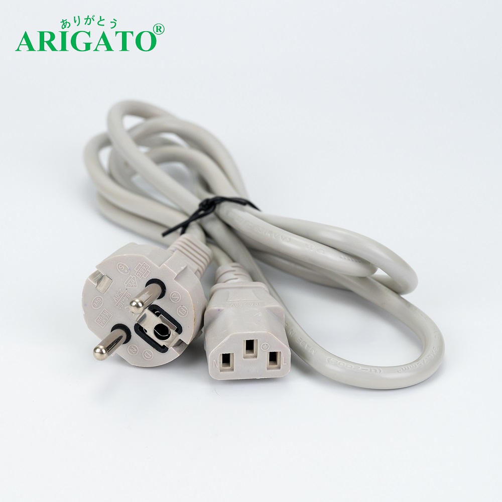 Dây Nguồn PC Xám Arigato 1.5m 0.5 CCA
