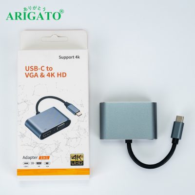 Typec - 2 in 1 ( VGA - HDMI)