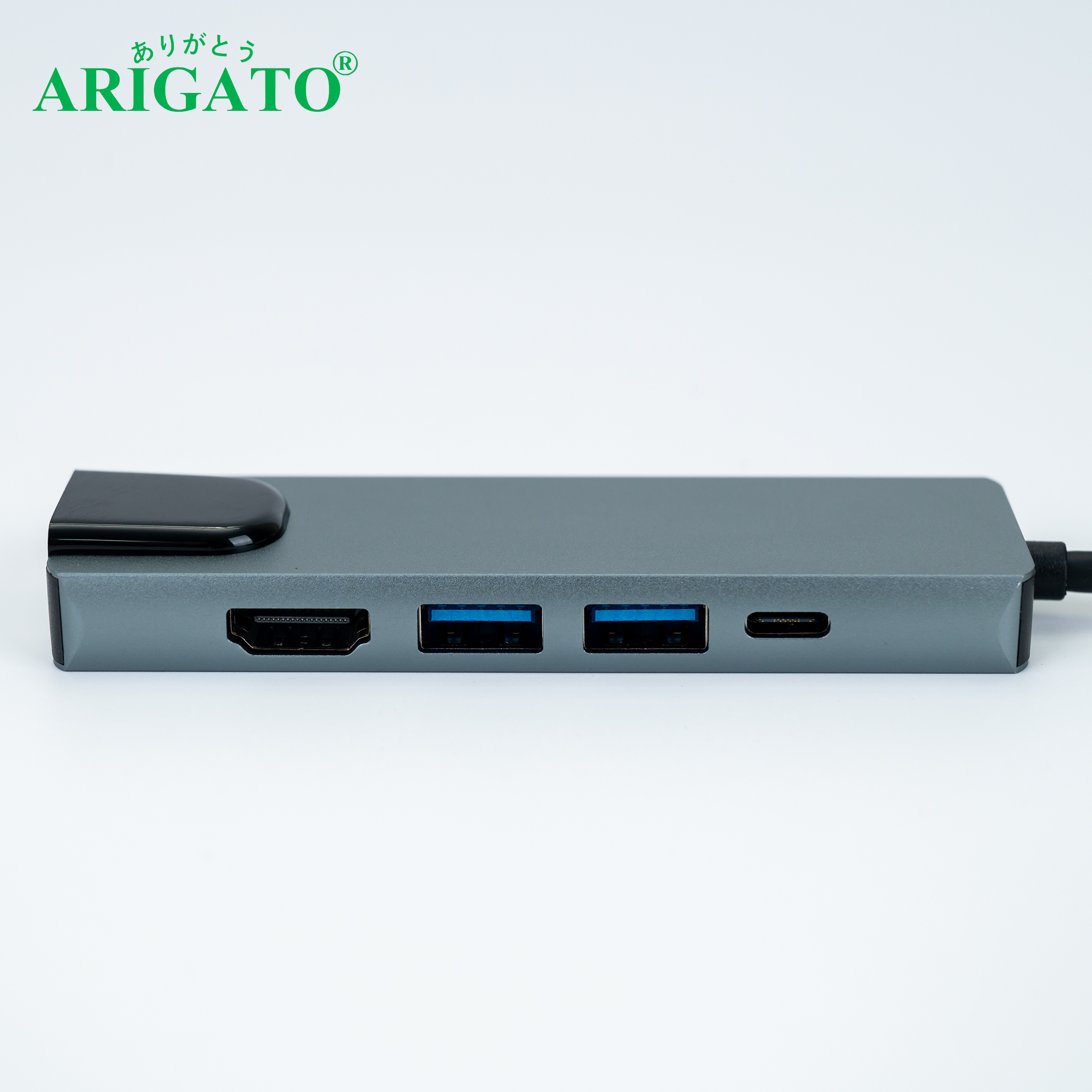 Typec - 5in1 ( Lan + PD + 2 USB 3.0 + HDMI )
